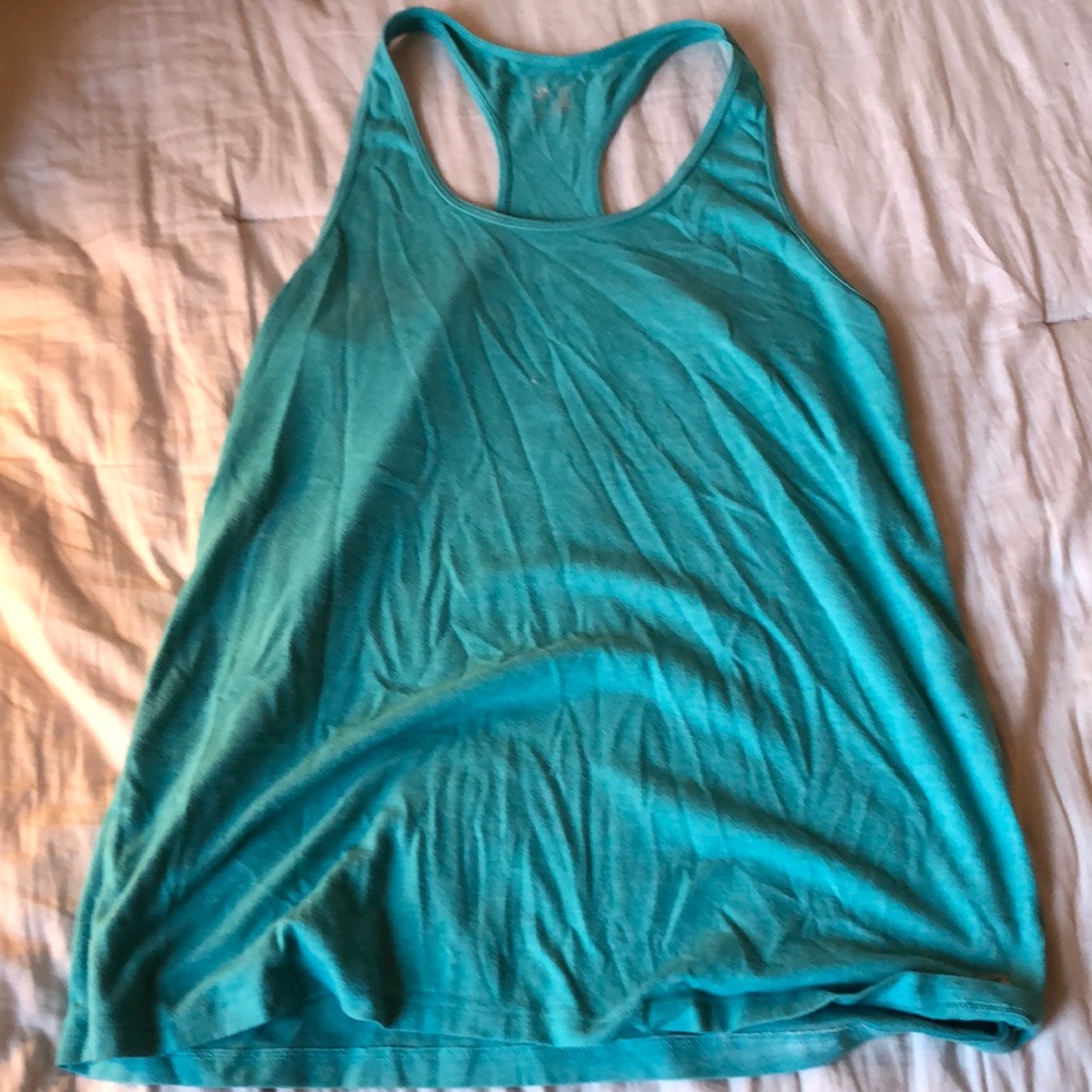 A cyan running tank top!